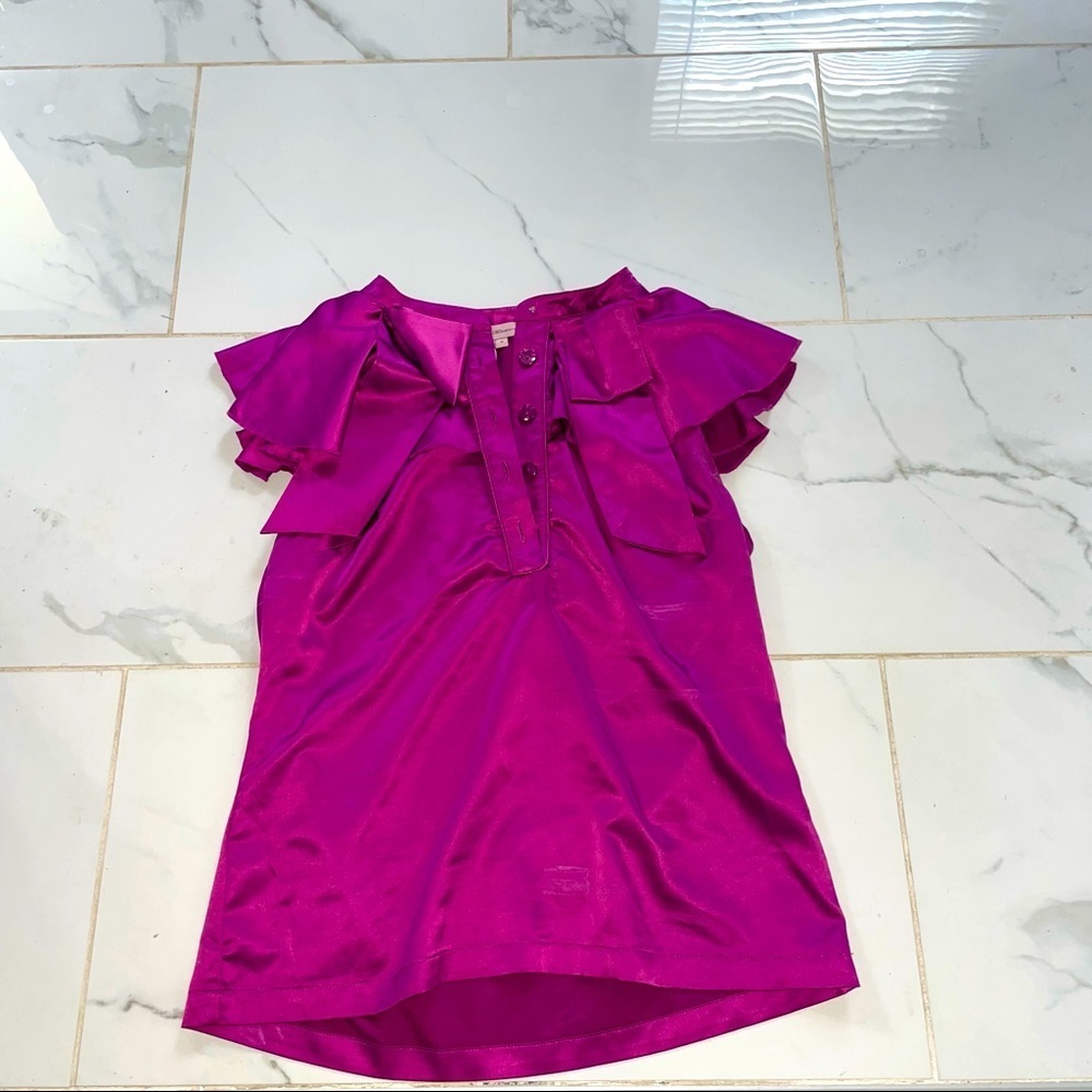 BCBG Magenta Blouse